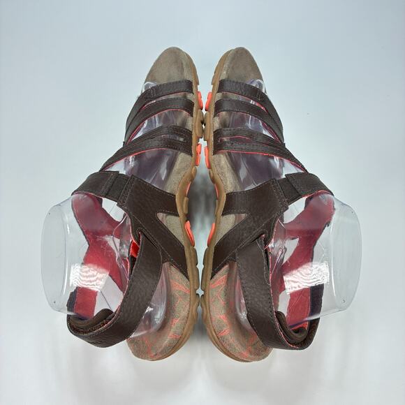 Merrell Sandspur Rose Convert Brown Orange Hiking Outdoor Sandals Womens Size 9 - Picture 7 of 9